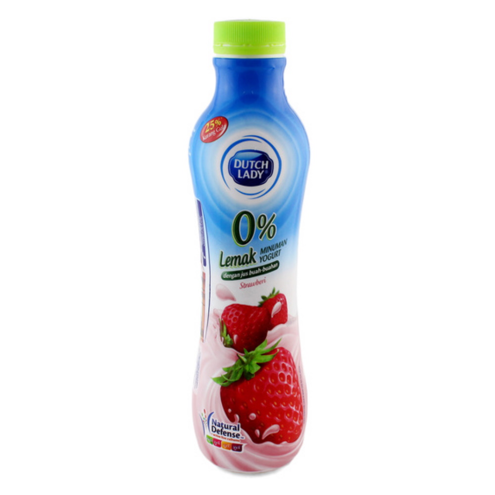 Dutch Lady 0 Fat Strawberry Yogurt Drink 700g MyGroser